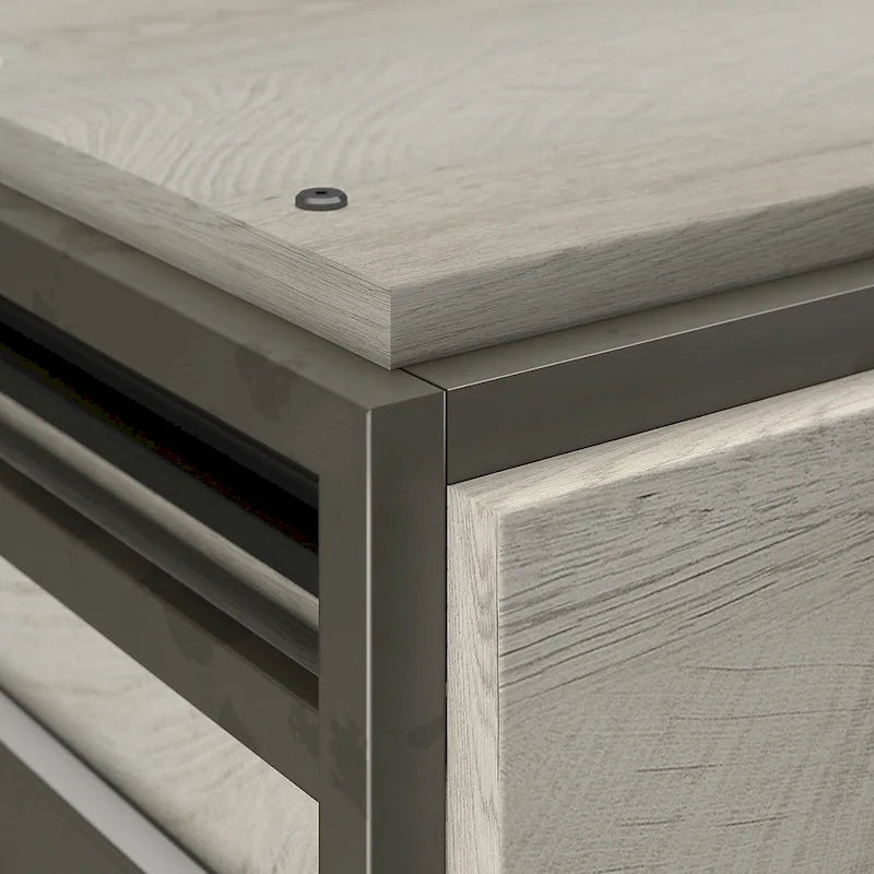 Lateral File Cabinet in Rustic Grey