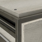 Lateral File Cabinet in Rustic Grey