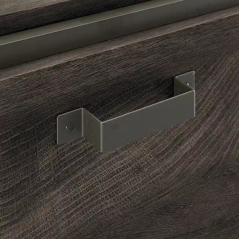 Lateral File Cabinet in Rustic Grey