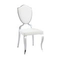 Somette Lexie White Shield Back Dining Chair (Set of 2)